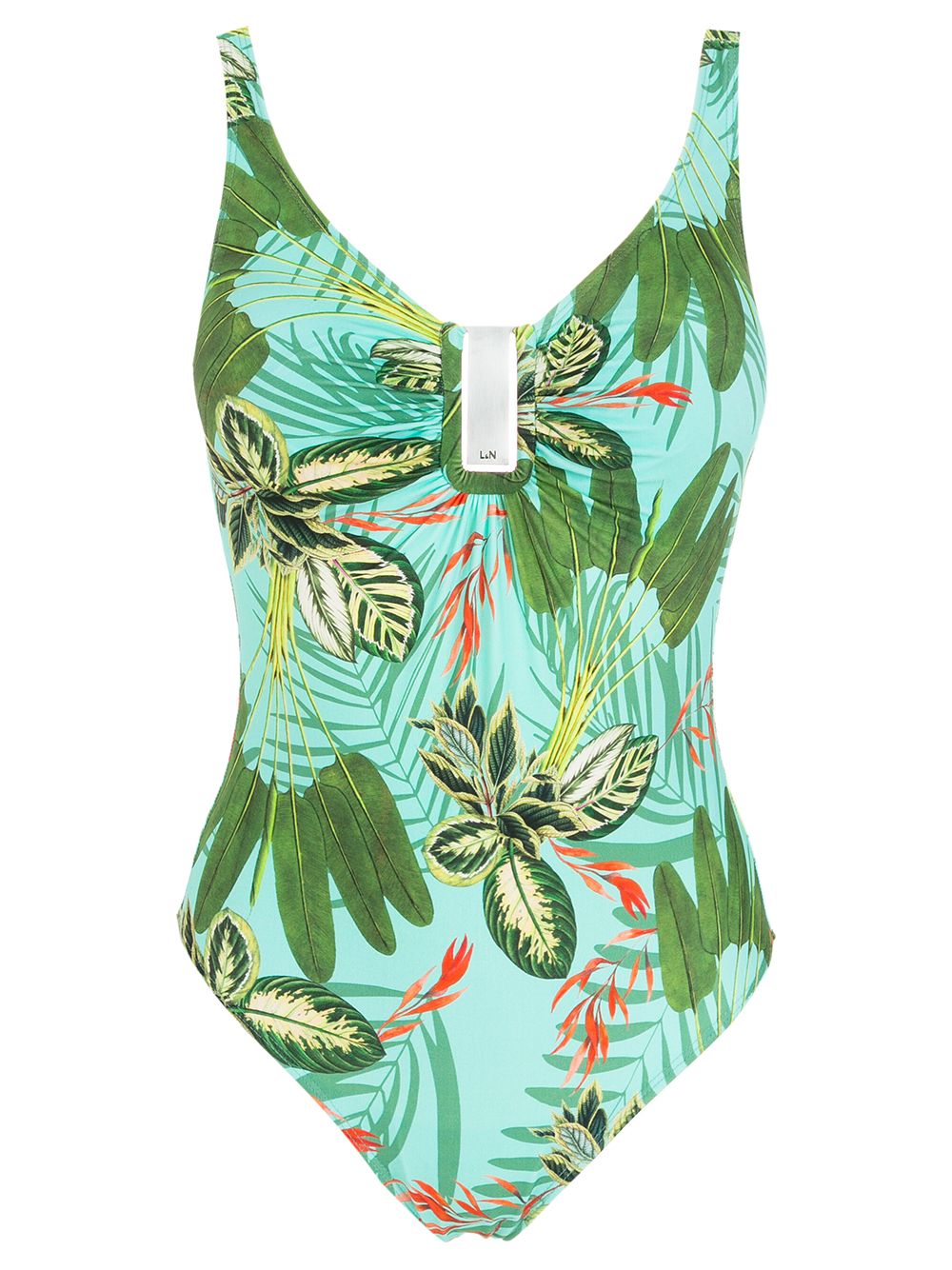 Mirassol tropical print swimsuit - Black