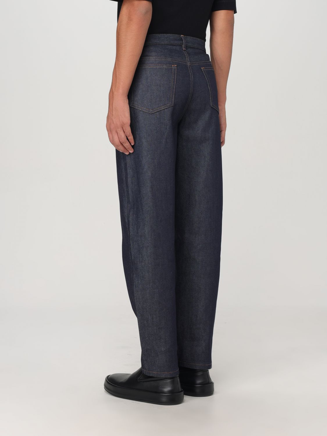 Pants Men color Blue