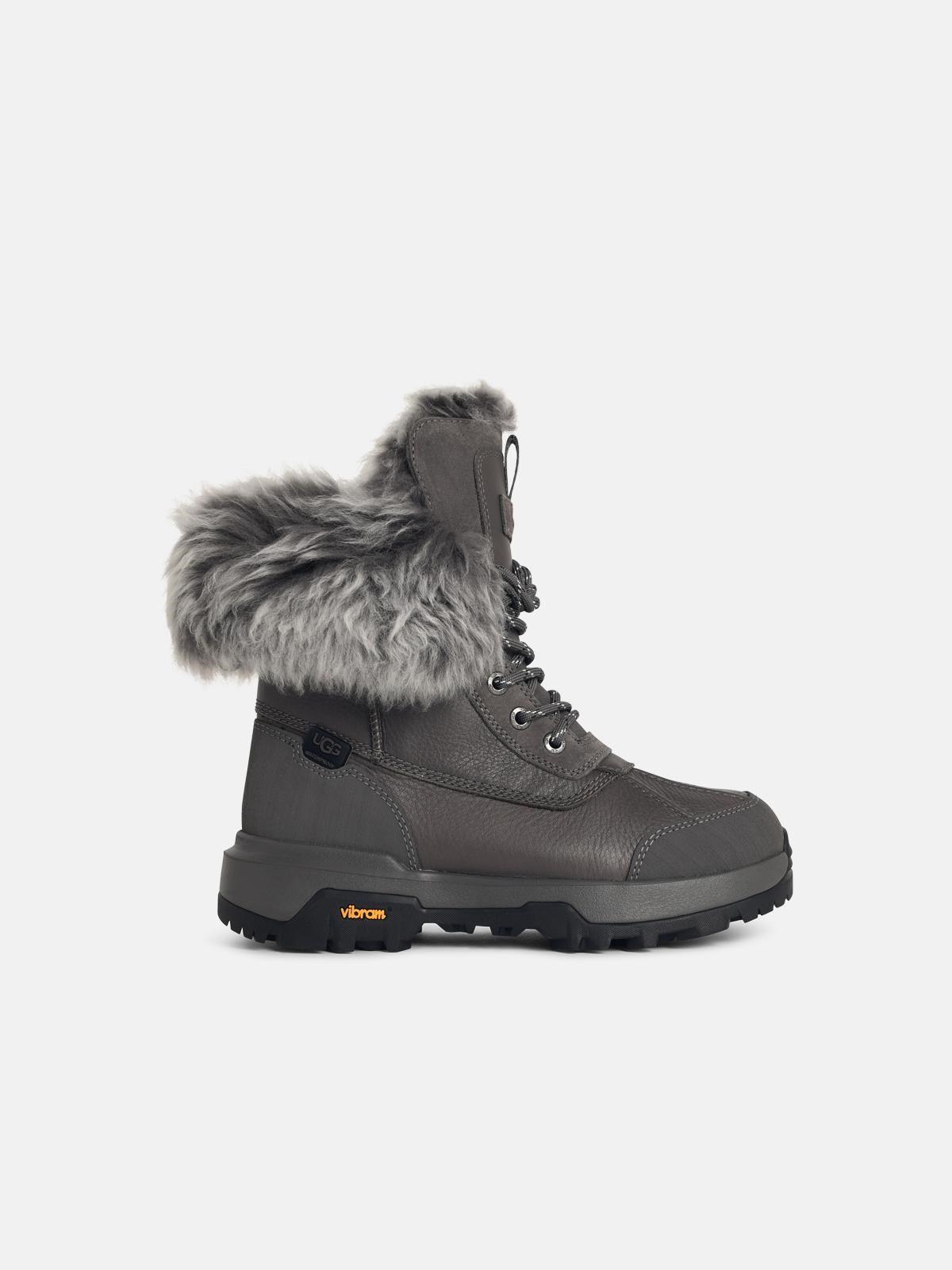 'Adirondack Xxv Chalet' Charcoal Leather Boots