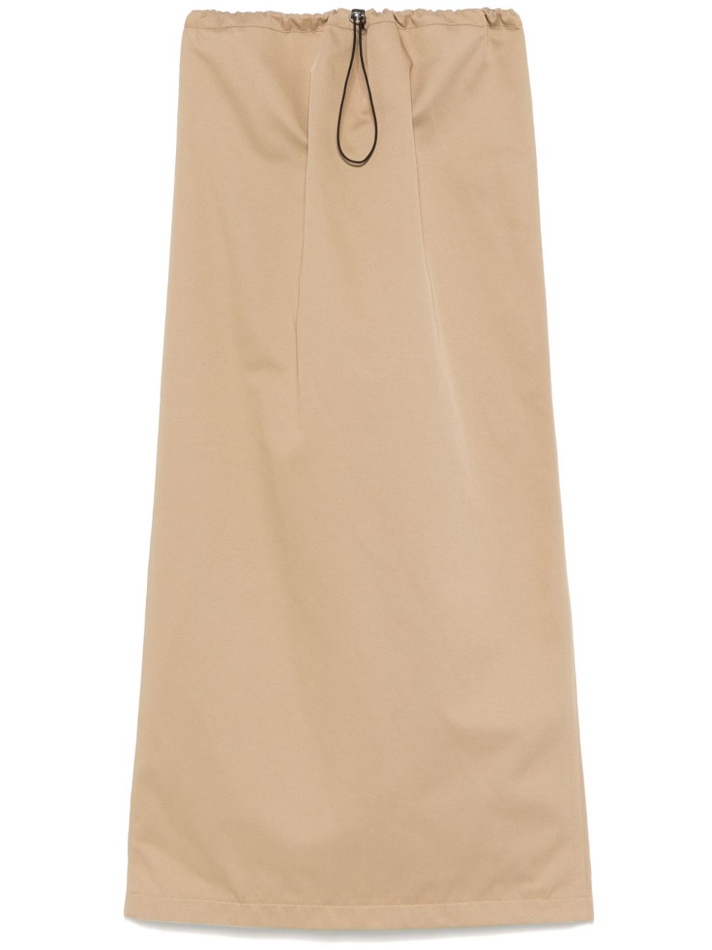 Twill maxi skirt - Neutrals