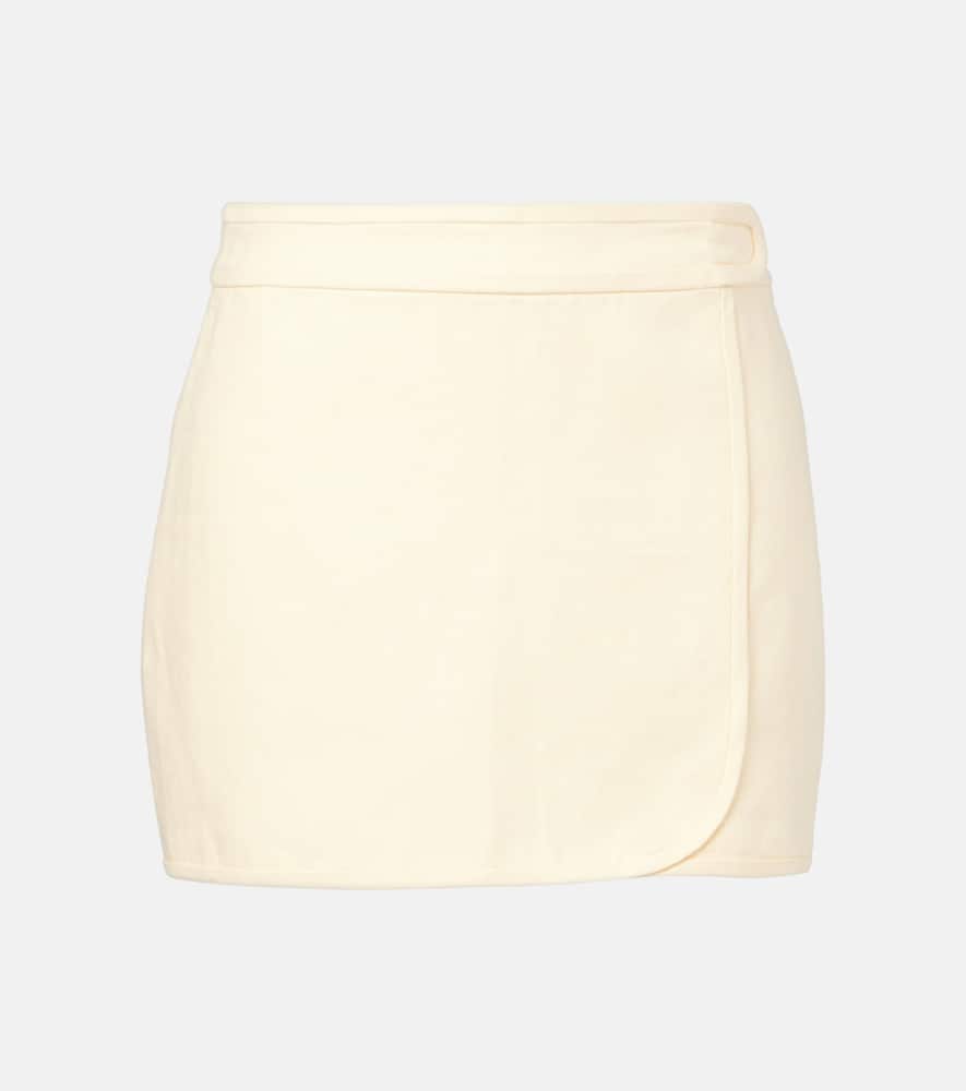 Jerry linen wrap skirt
