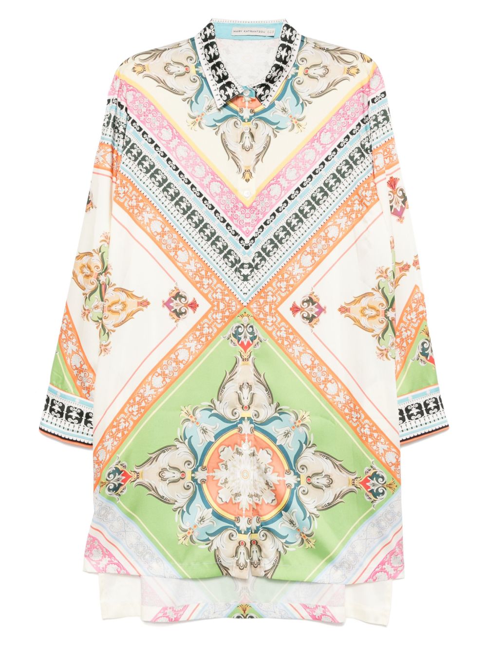 Mary Katrantzou Verona shirt dress - Yellow
