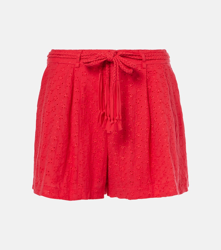 Chantal broderie anglaise cotton shorts