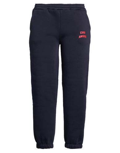 Ciao Amore Woman Pants Navy Size S Cotton, Polyester