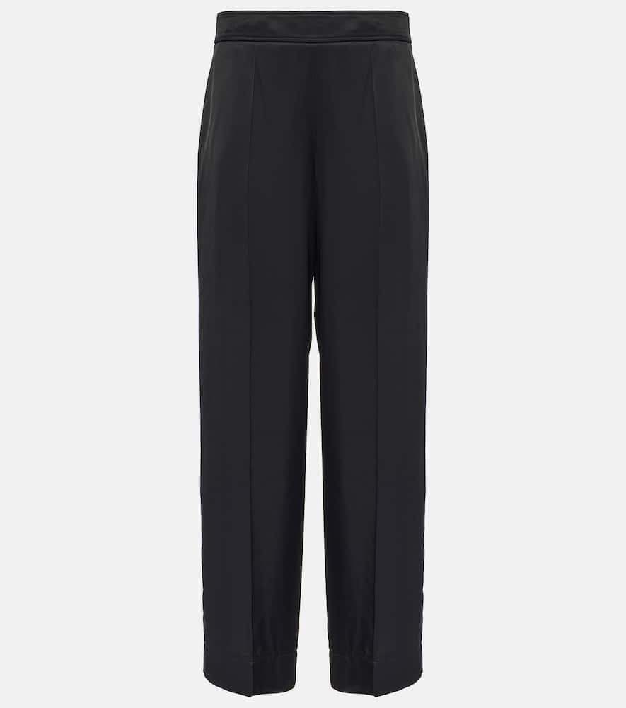 Jil Sander Gathered cotton poplin shirt dress