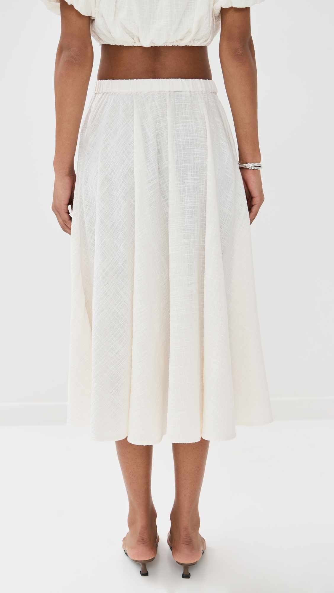 STAUD Carla Skirt Buttercream