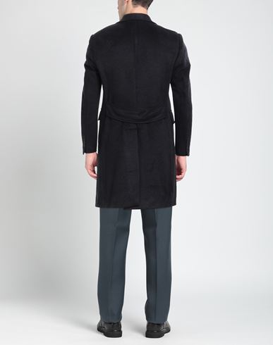 Man Coat Midnight blue Size 38 Polyester, Viscose, Wool