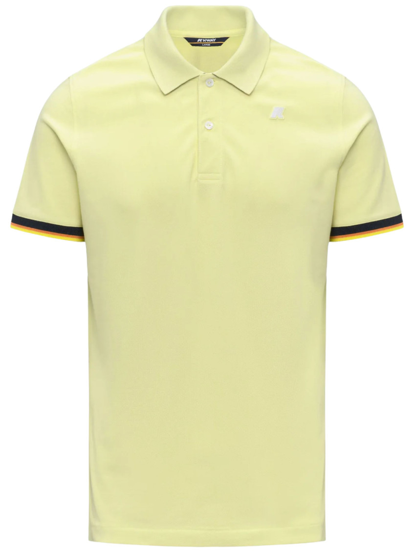 Yellow Shirt Collar Polos