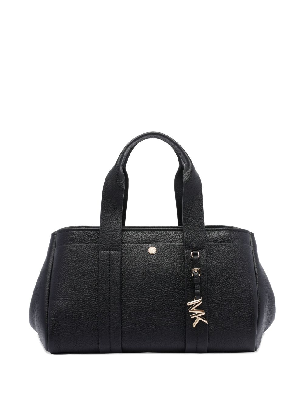 Leather tote bag - Black