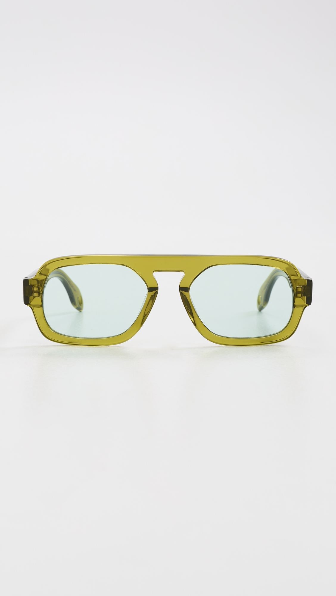 Jane Mini Sunglasses Olive Green One Size