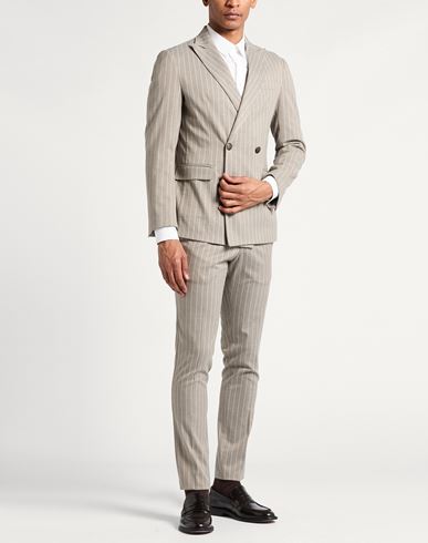 Man Suit Grey Size 34 Polyester, Viscose, Elastane
