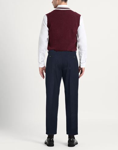 Man Pants Navy Size 28 Wool, Viscose, Elastane