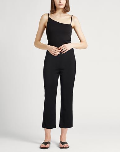 Woman Pants Black Size 6 Virgin Wool, Elastane