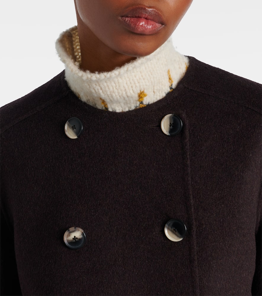 Courtney double-breasted wool-blend jacket