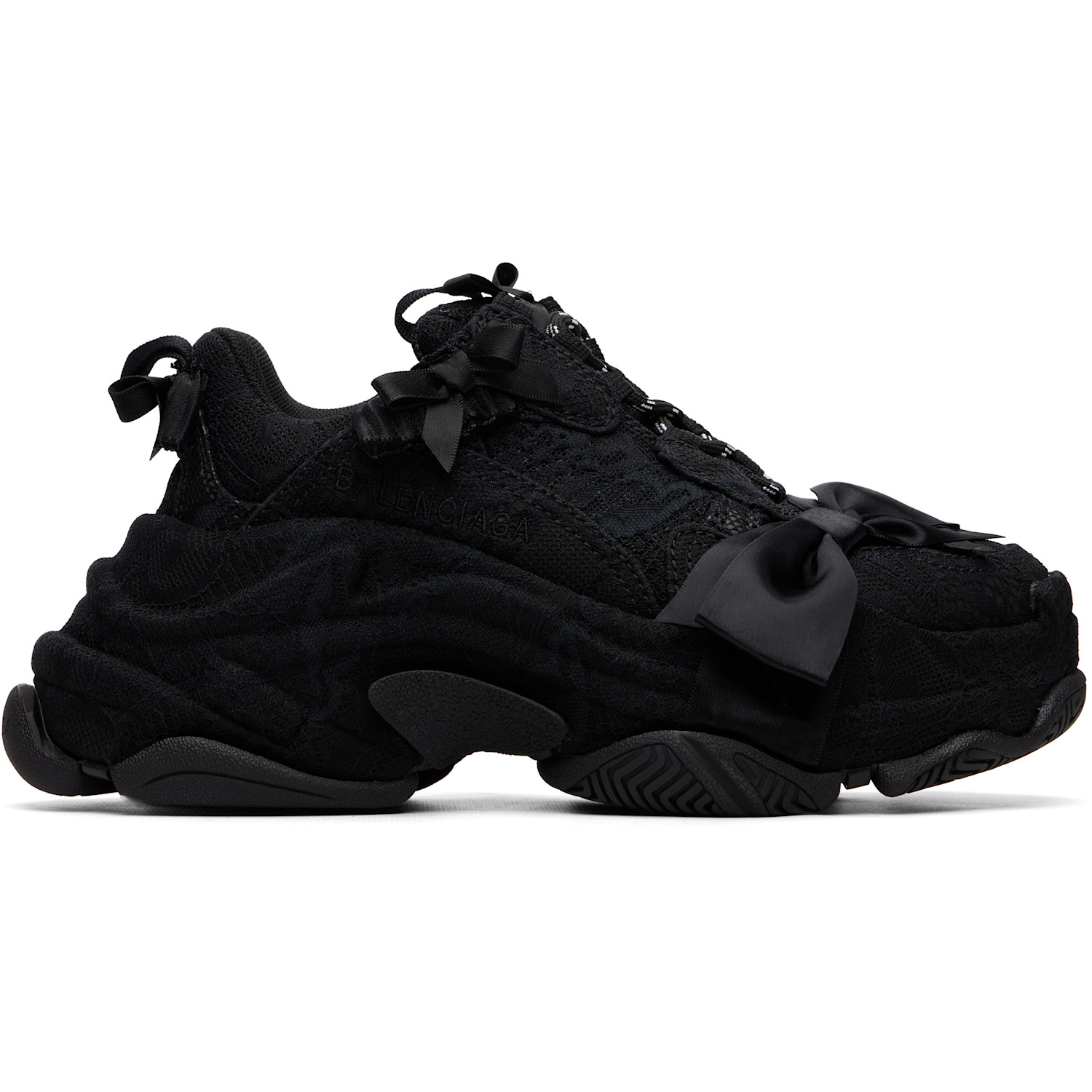 Black Triple S Sneakers