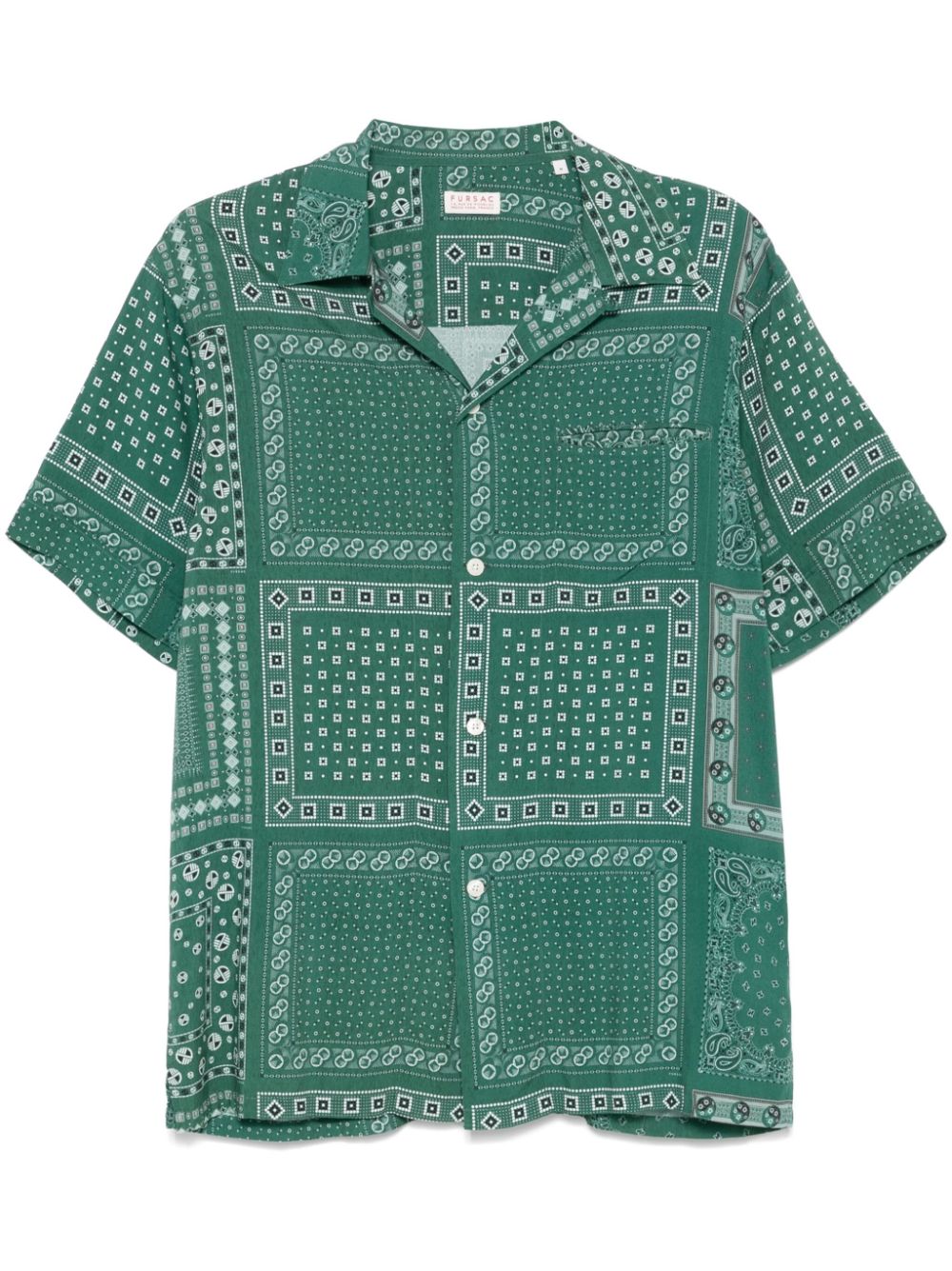 Bandana-print shirt - Green