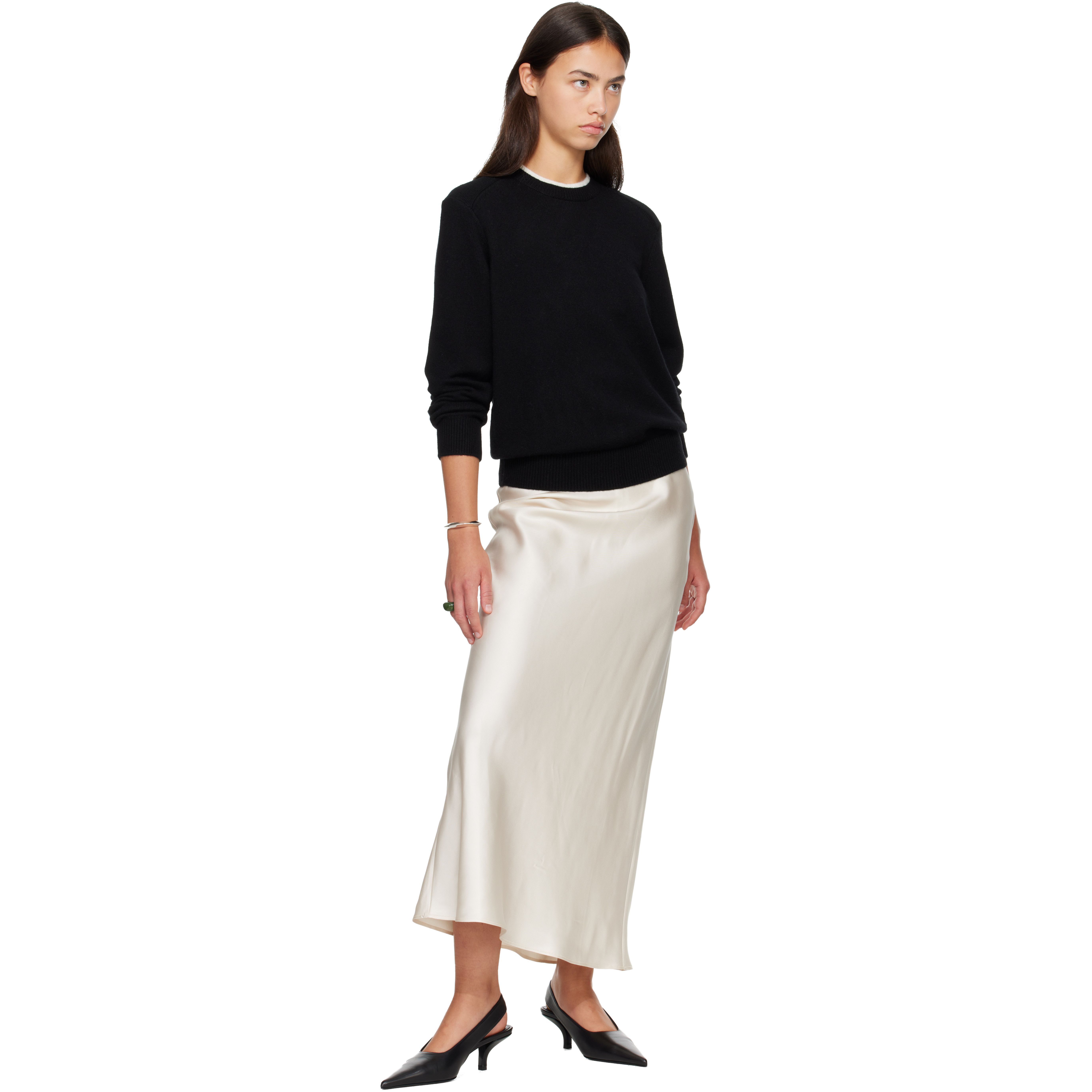 Black & Off-White OTIS Bicolor Cashmere Sweater