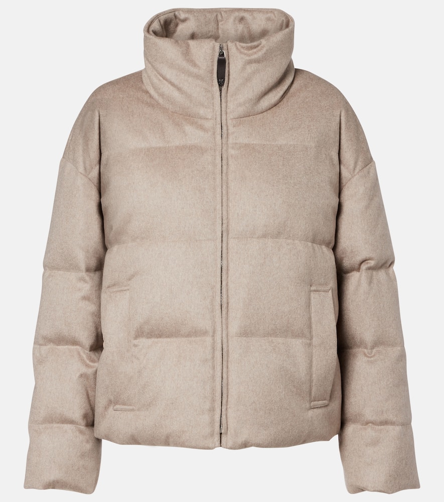 The Cube Destino cashmere down jacket