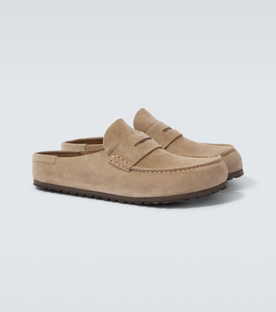 Naples Wrapped suede mules