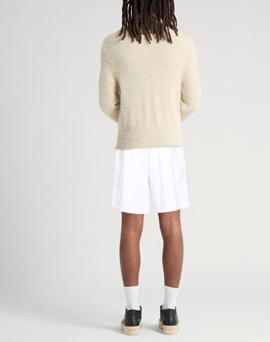Man Shorts & Bermuda Shorts White Size M Cotton