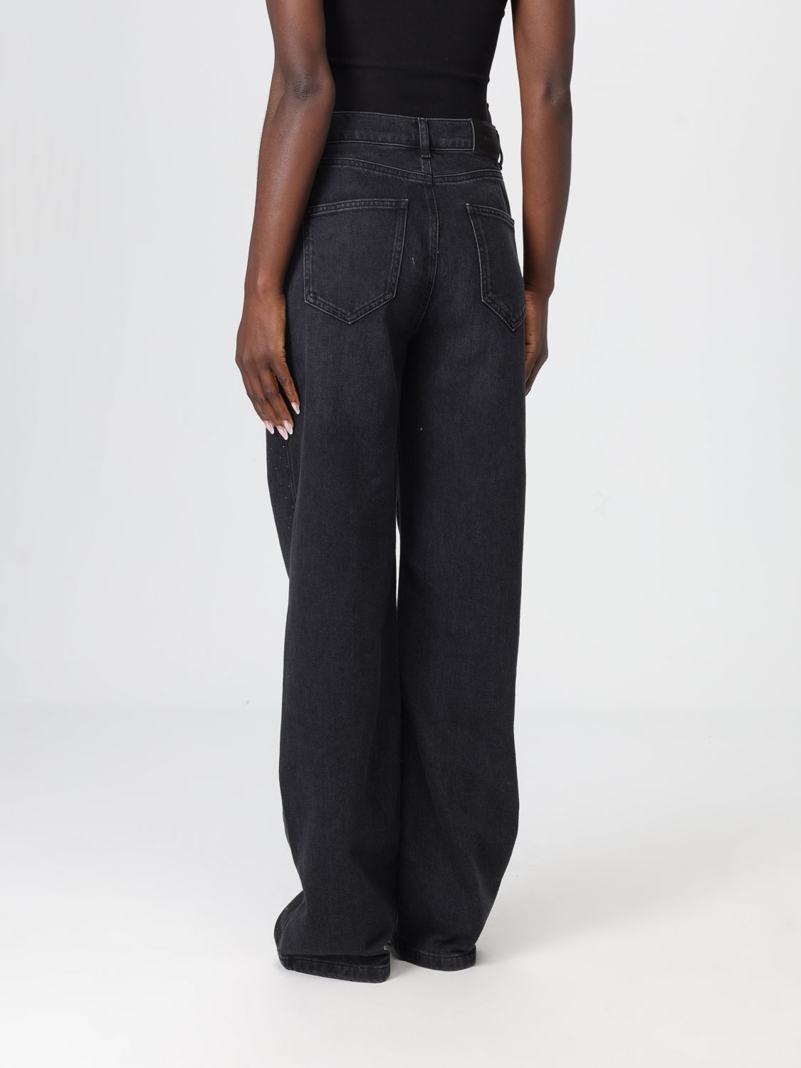 Jeans Woman color Black