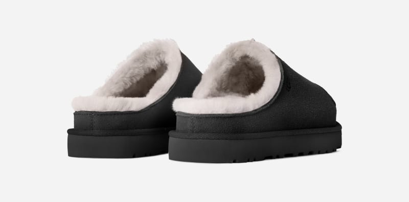 ® Women's Greenport Slide Sheepskin Slippers in Black