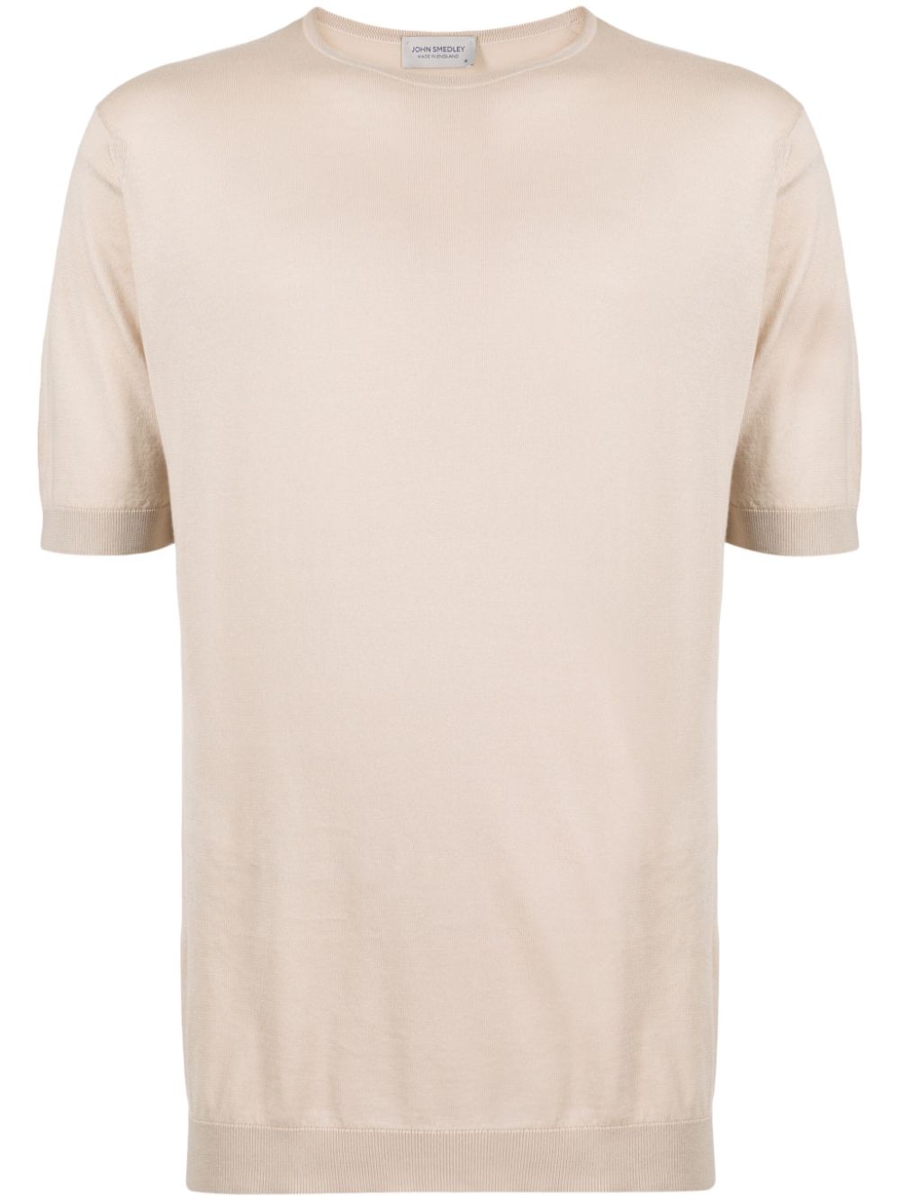 Belden knitted cotton T-shirt - Neutrals