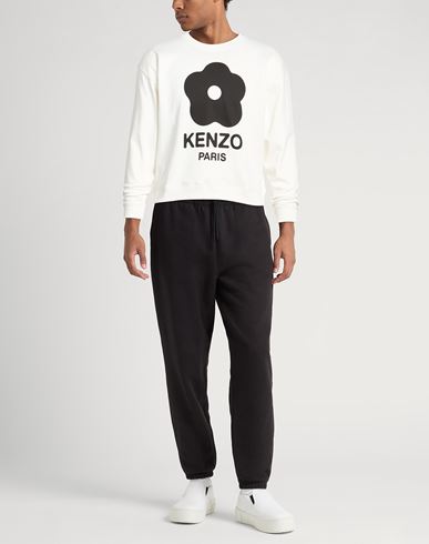 Man Sweatshirt Ivory Size L Cotton