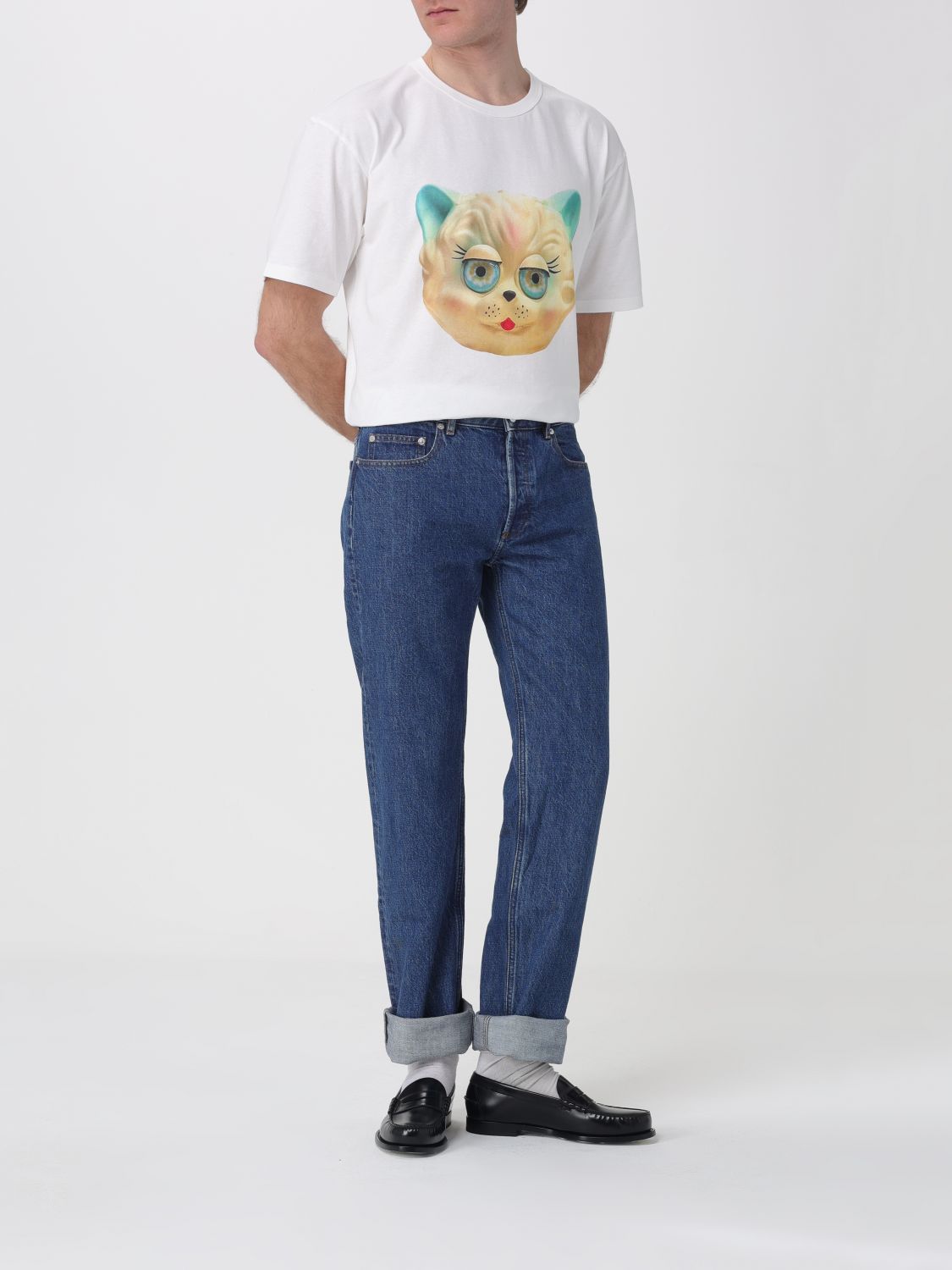 Polo Shirt Men color Ivory