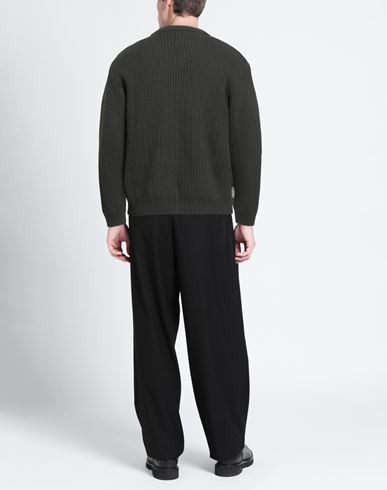 Man Sweater Military green Size L Virgin Wool, Acrylic, Wool