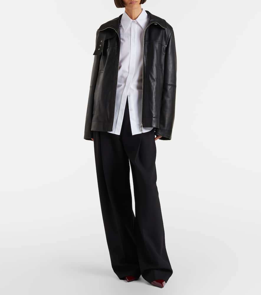 Cotton poplin shirt