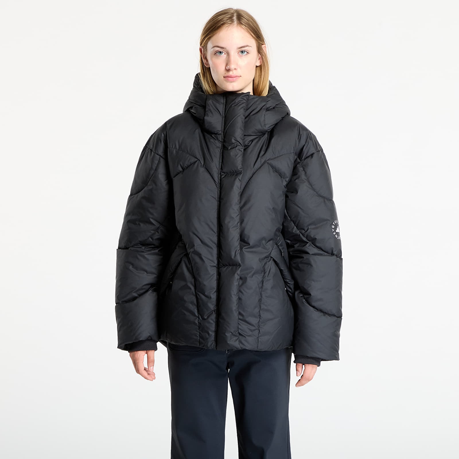 Jacket adidas By Stella McCartney Mid Length Padded Winter Jacket Black