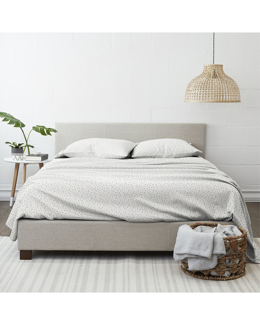 Ultra Soft Spotted Leaves 4Pc Sheet Set
