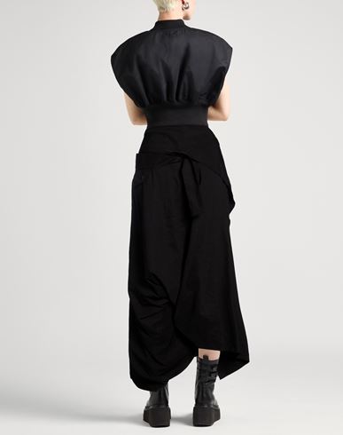 Woman Pants Black Size 2 Triacetate, Linen, Elastane