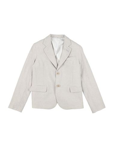 Man Blazer Beige Size 12 Cotton, Polyester