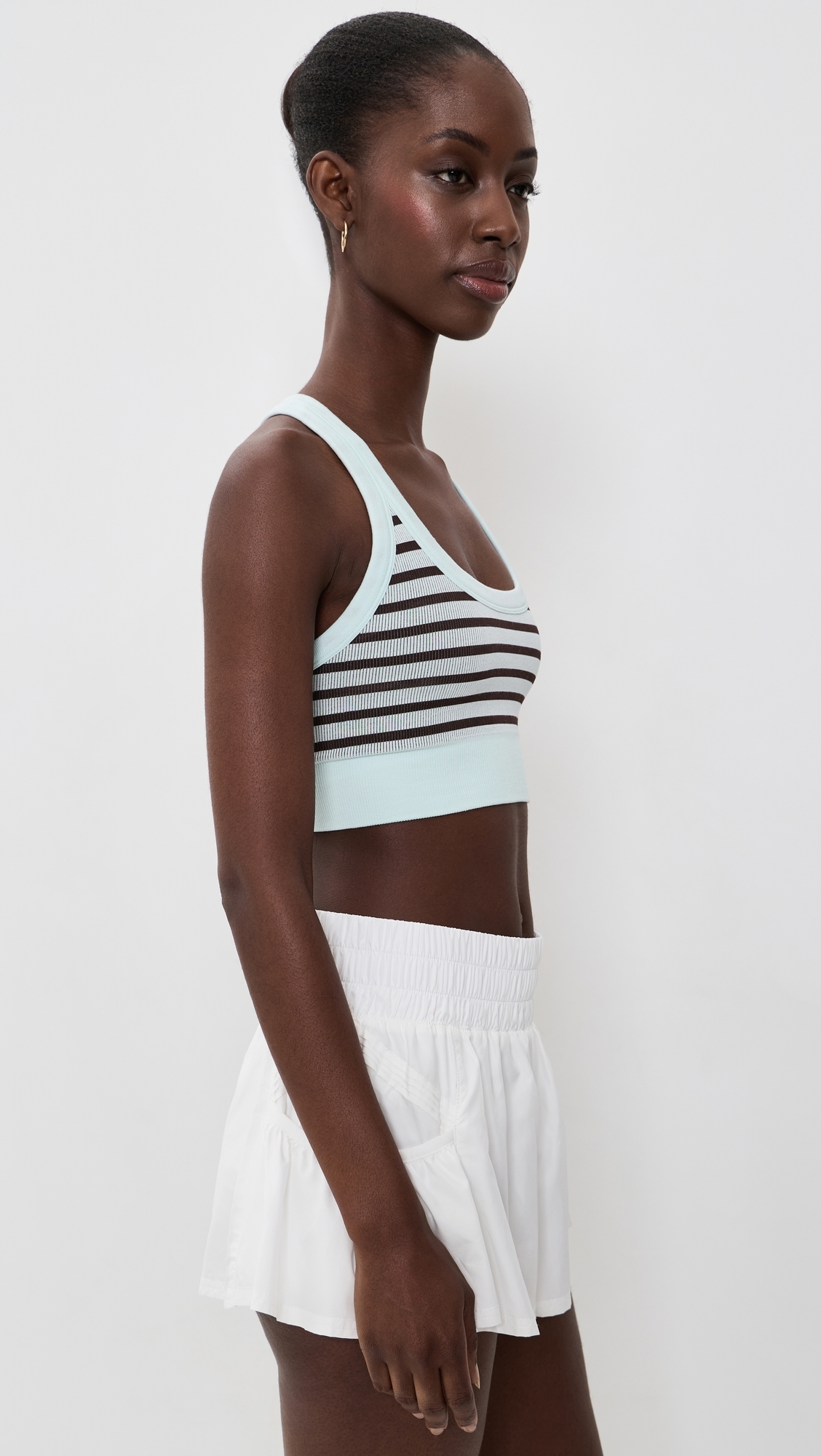 Go To Stripe Bra Frosty L