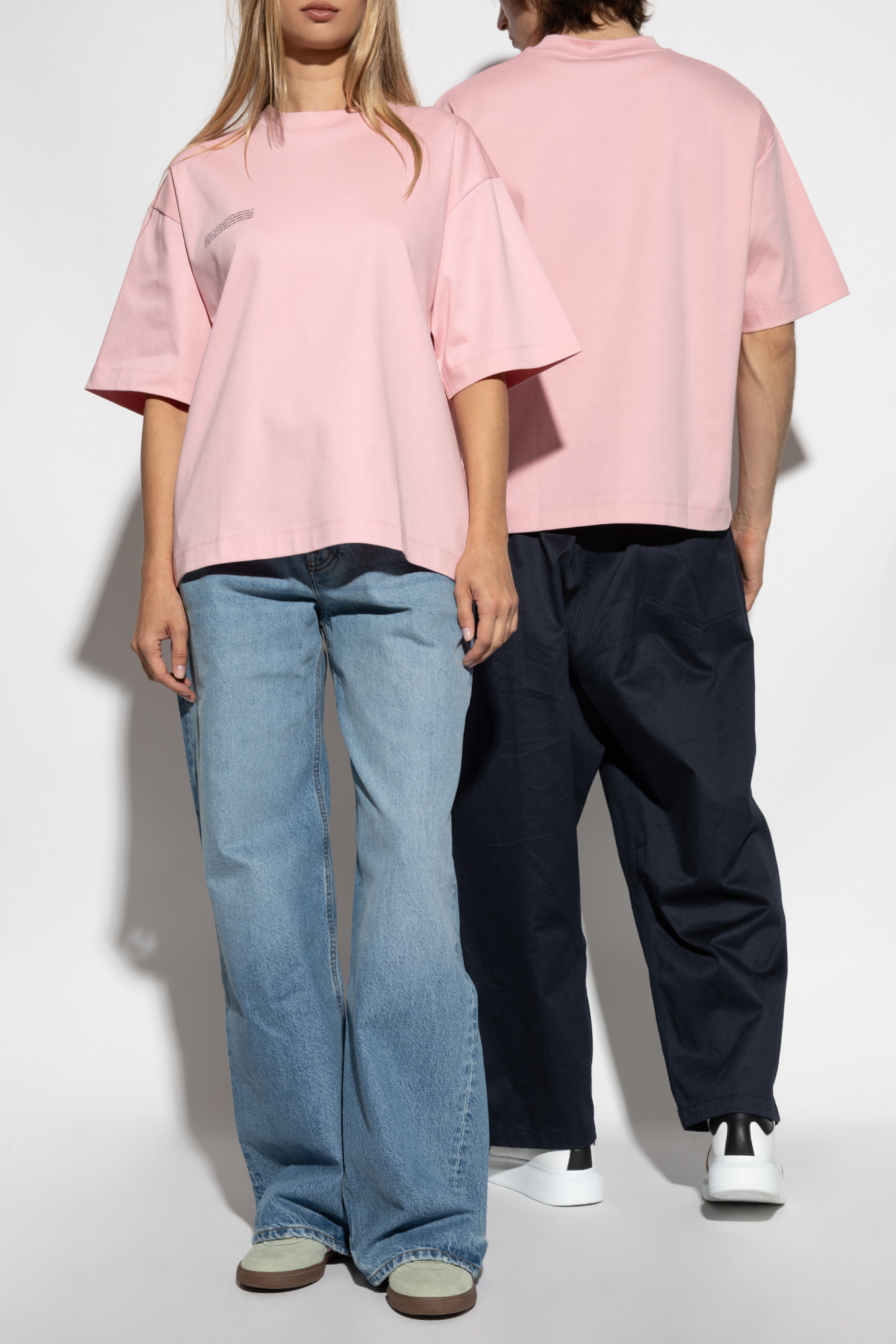 T-shirt With Print, Unisex, Pink