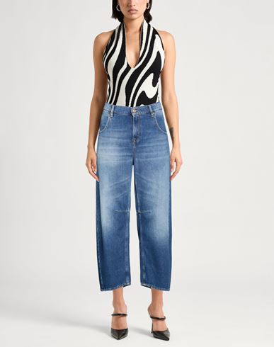 Woman Jeans Blue Size 30 Cotton