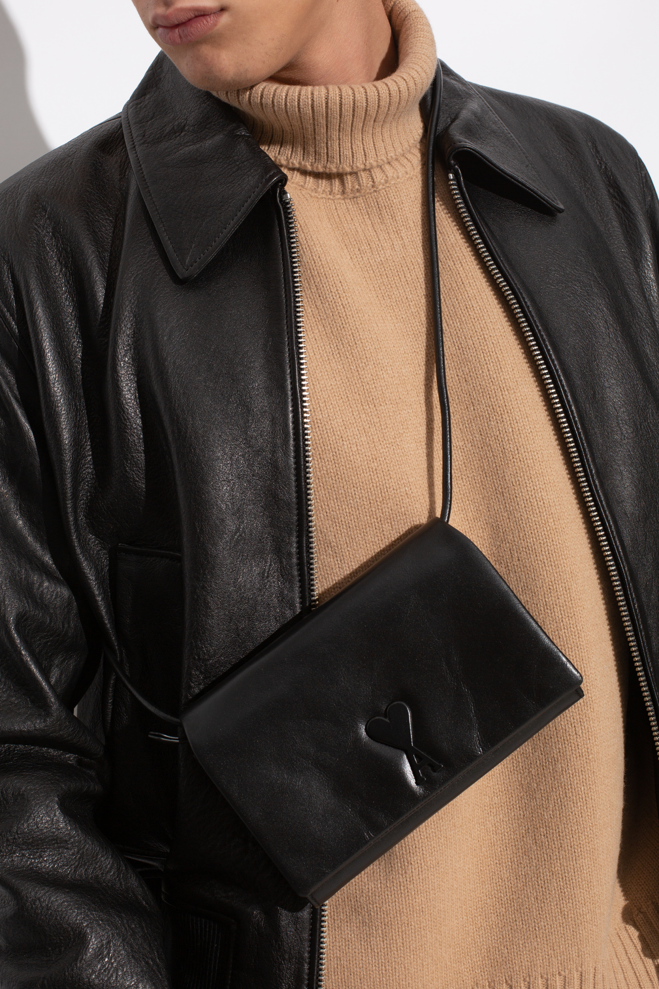 Shoulder Bag, Men's, Black