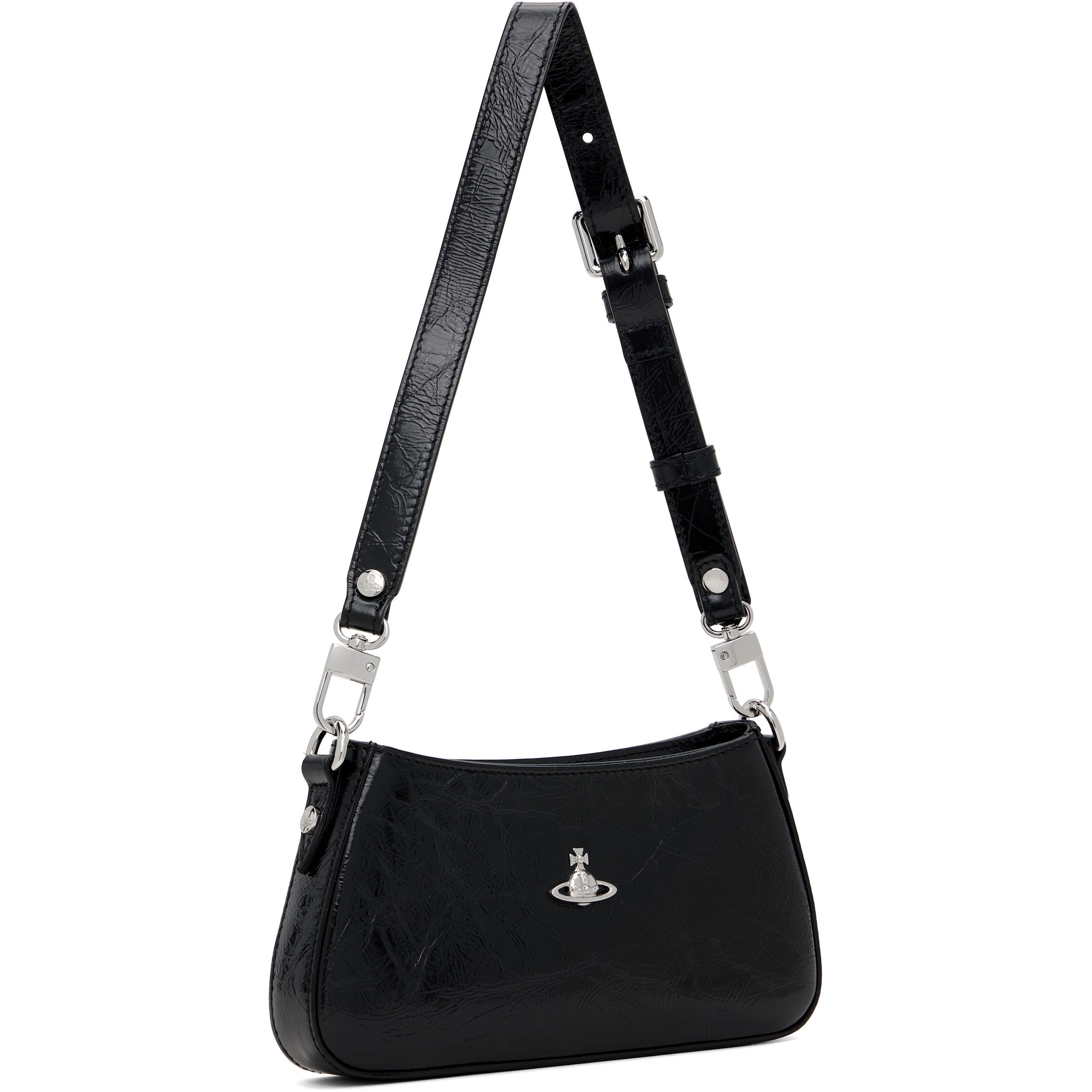 Black Tasha Shoulder Phone Bag