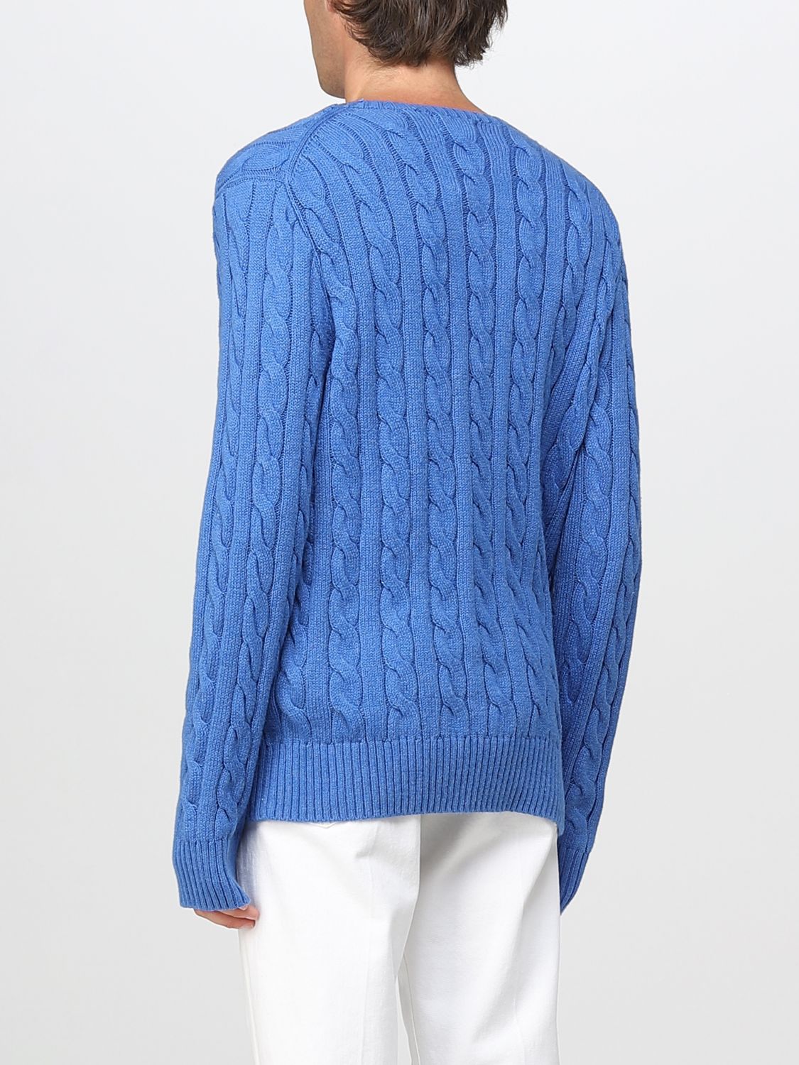 Sweater Men color Gnawed Blue