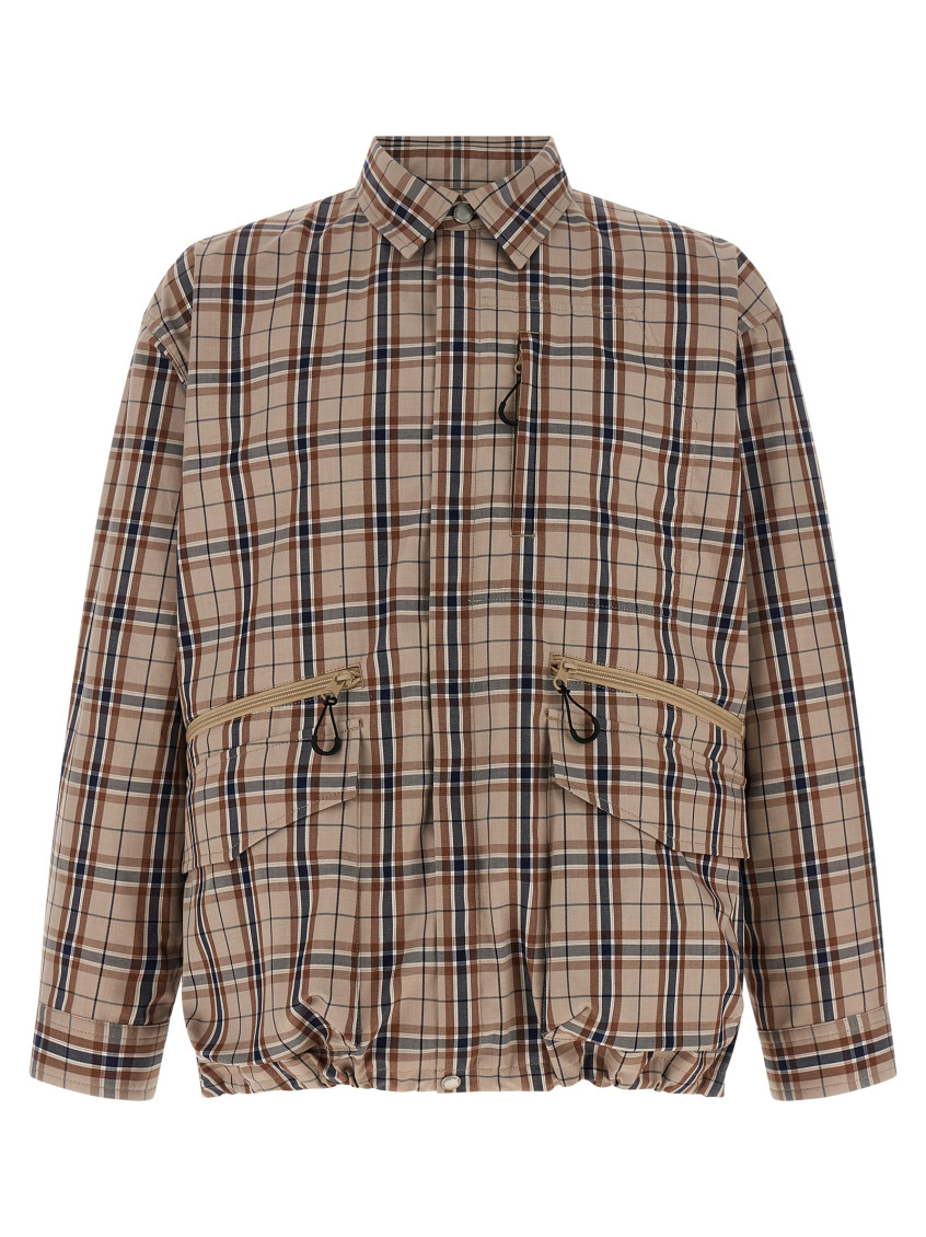 Beige Oversized Overshirt