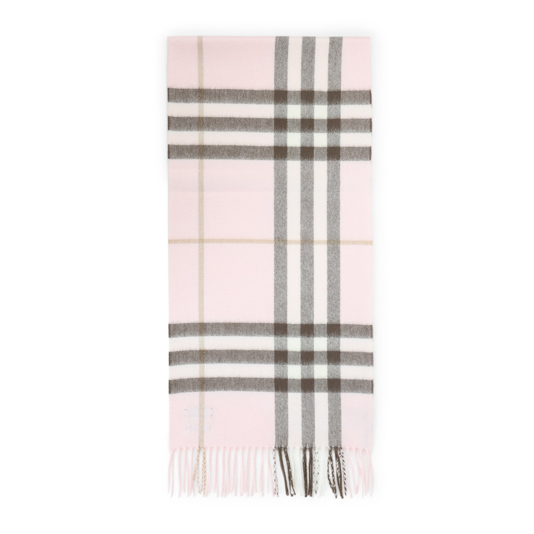 Giant Check Cashmere Scarf - 168cm X 30cm