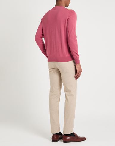 Man Sweater Antique rose Size 40 Cotton, Cashmere