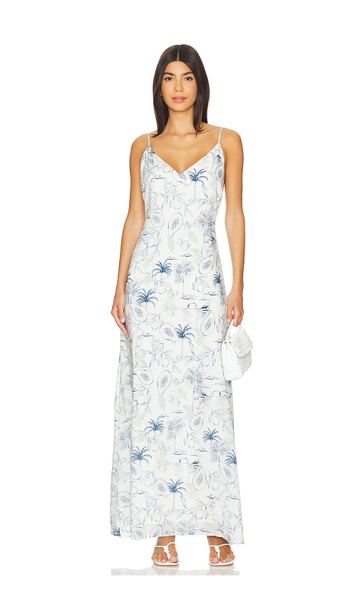 SNDYS Pomelo Maxi Dress in Escapism. M also in