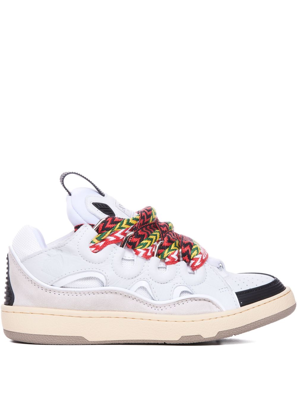 Logo-patch sneakers - White