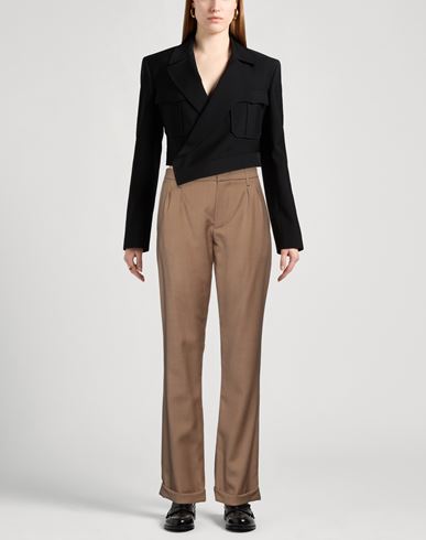 Woman Pants Sand Size 25 Virgin Wool