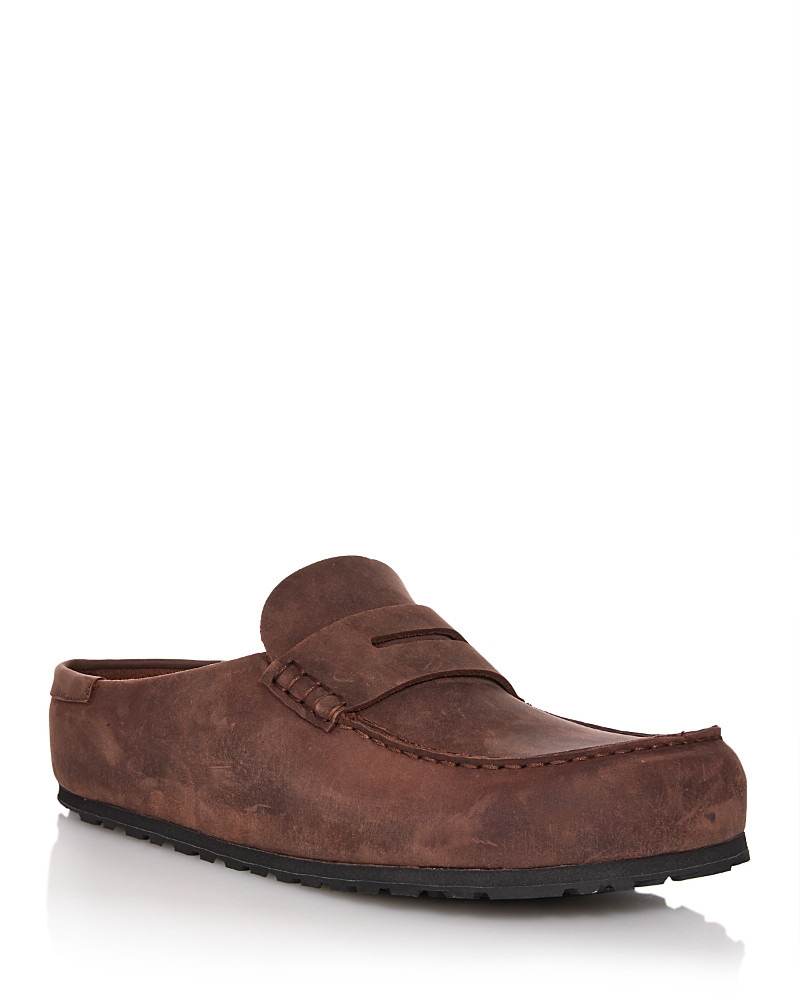 Naples penny-slot mules - Brown