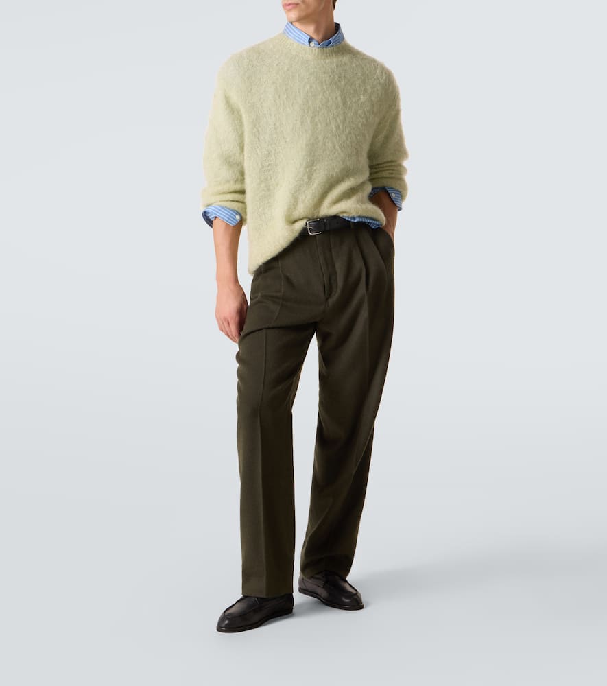 Mohair and wool sweater
