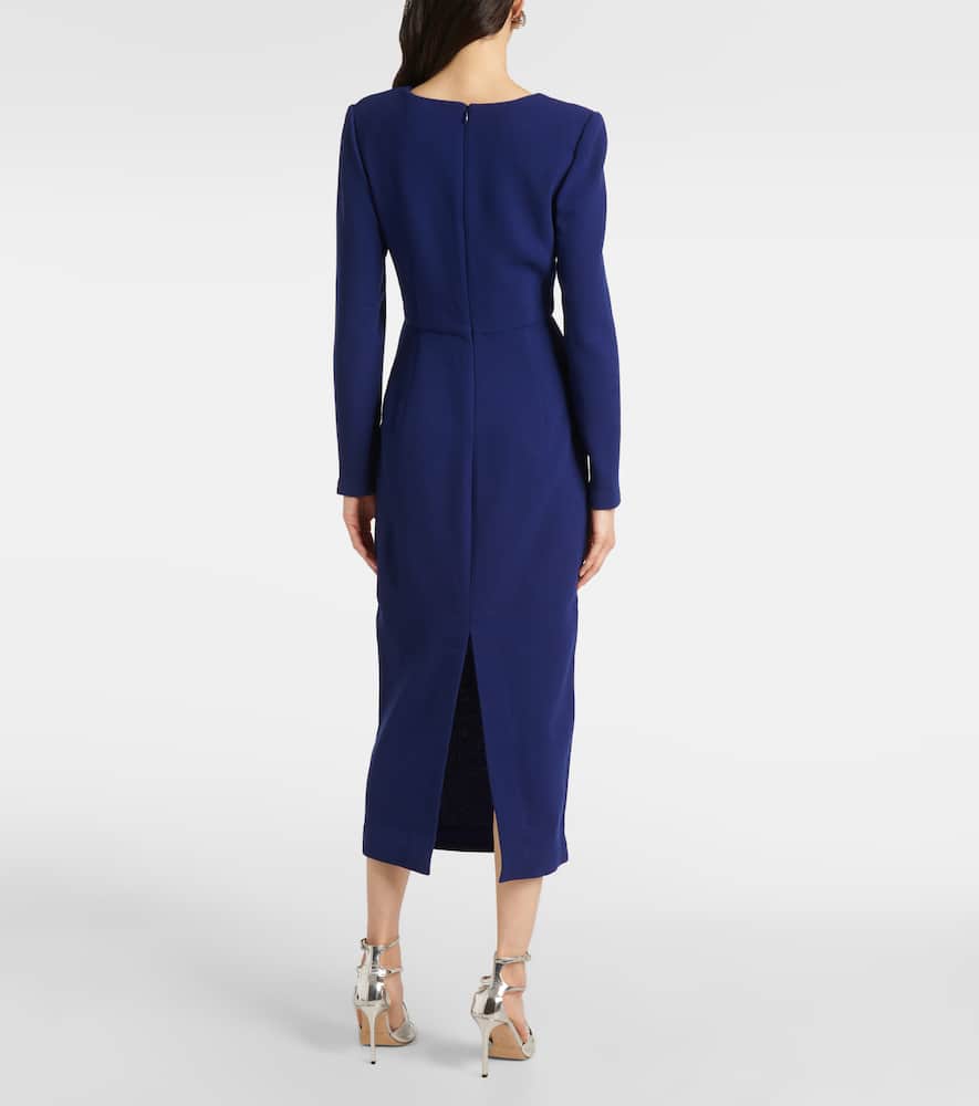 Roland Mouret Wool crêpe midi dress